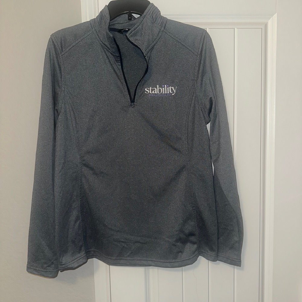 North Face Pullover Women's Large Long Sleeve 1/4 Zip Casual Outdoor Stability